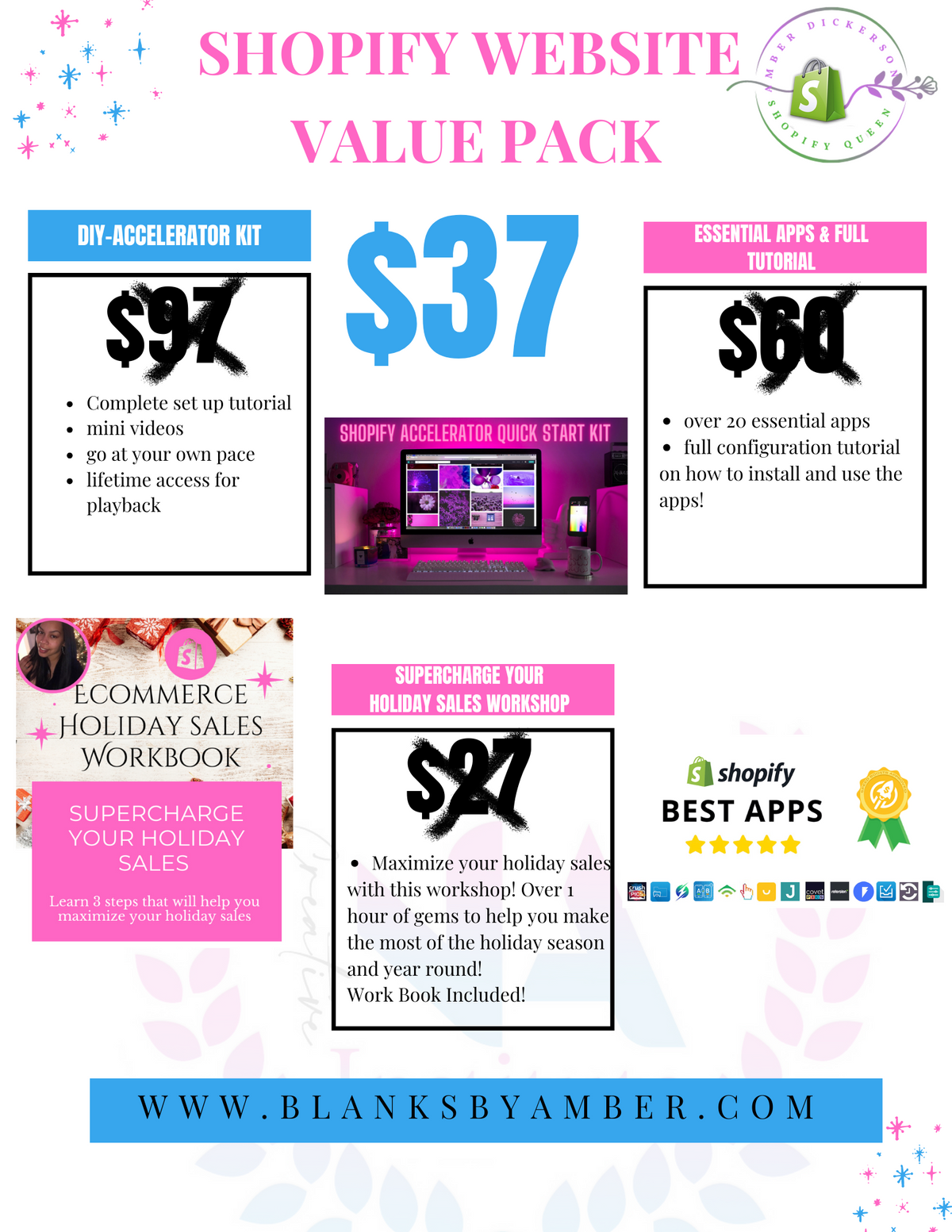 Shopify Website Set Up Value Pack!