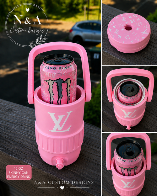 LV Cooler Can (Skinny Drink) 3MF DIGITAL FILE – N&A Ink Blast
