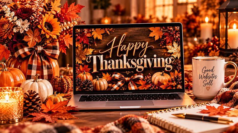 Seasonal website banner