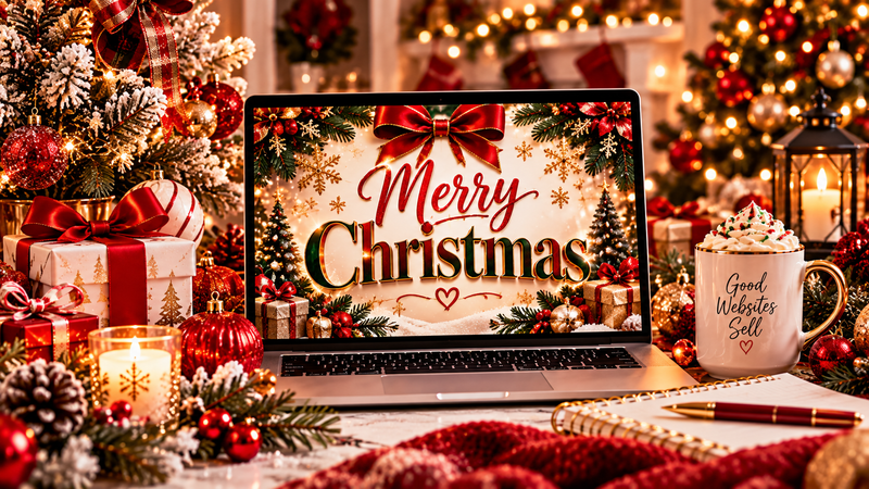 Seasonal website banner
