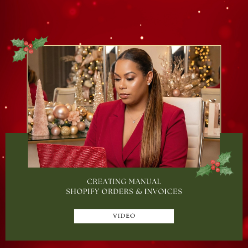 Creating Manual Shopify Orders & Invoices *VIDEO*