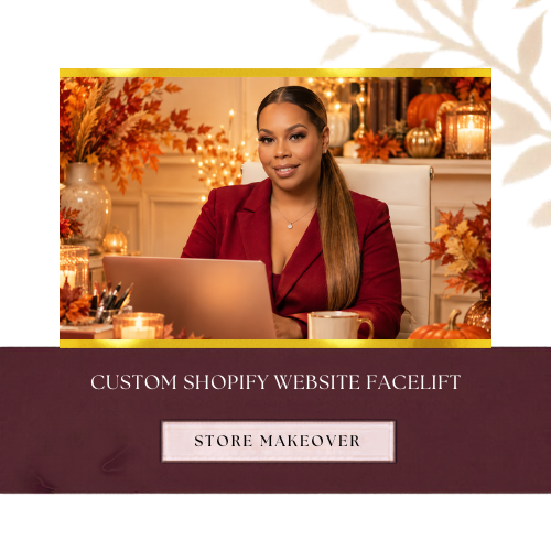 Custom Shopify Website Facelift/Makeover