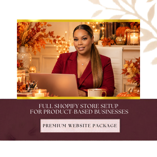 Premium Website Package – Full Shopify Set Up Store for Product-Based Businesses