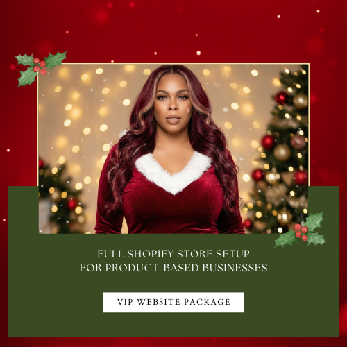 VIP Website Package – Full Shopify Set Up Store for Product-Based Businesses