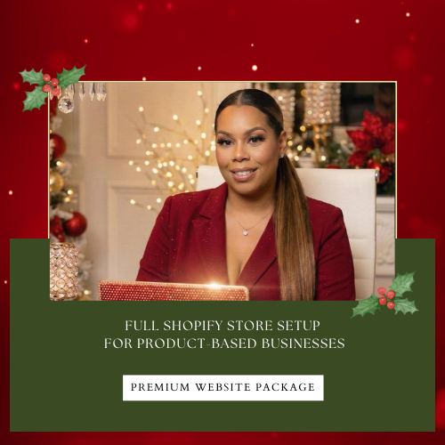 Premium Website Package – Full Shopify Set Up Store for Product-Based Businesses