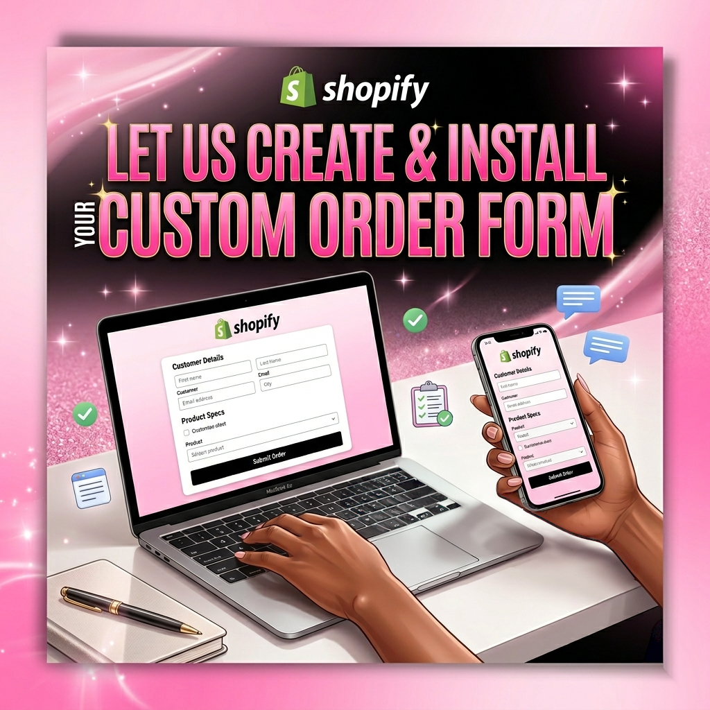 Custom Order Form Install