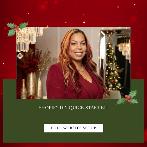 Shopify Store DIY Quick Start Kit-FULL WEBSITE SET UP