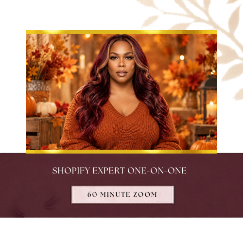 Shopify One-on-One 60 minute Zoom