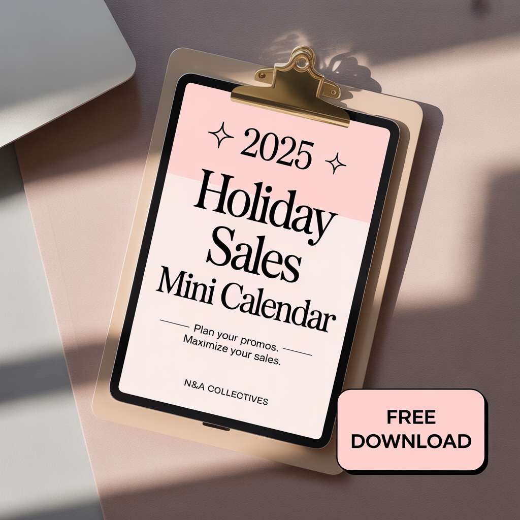 2025 Holiday Sales Mini Calendar & Strategy Guide