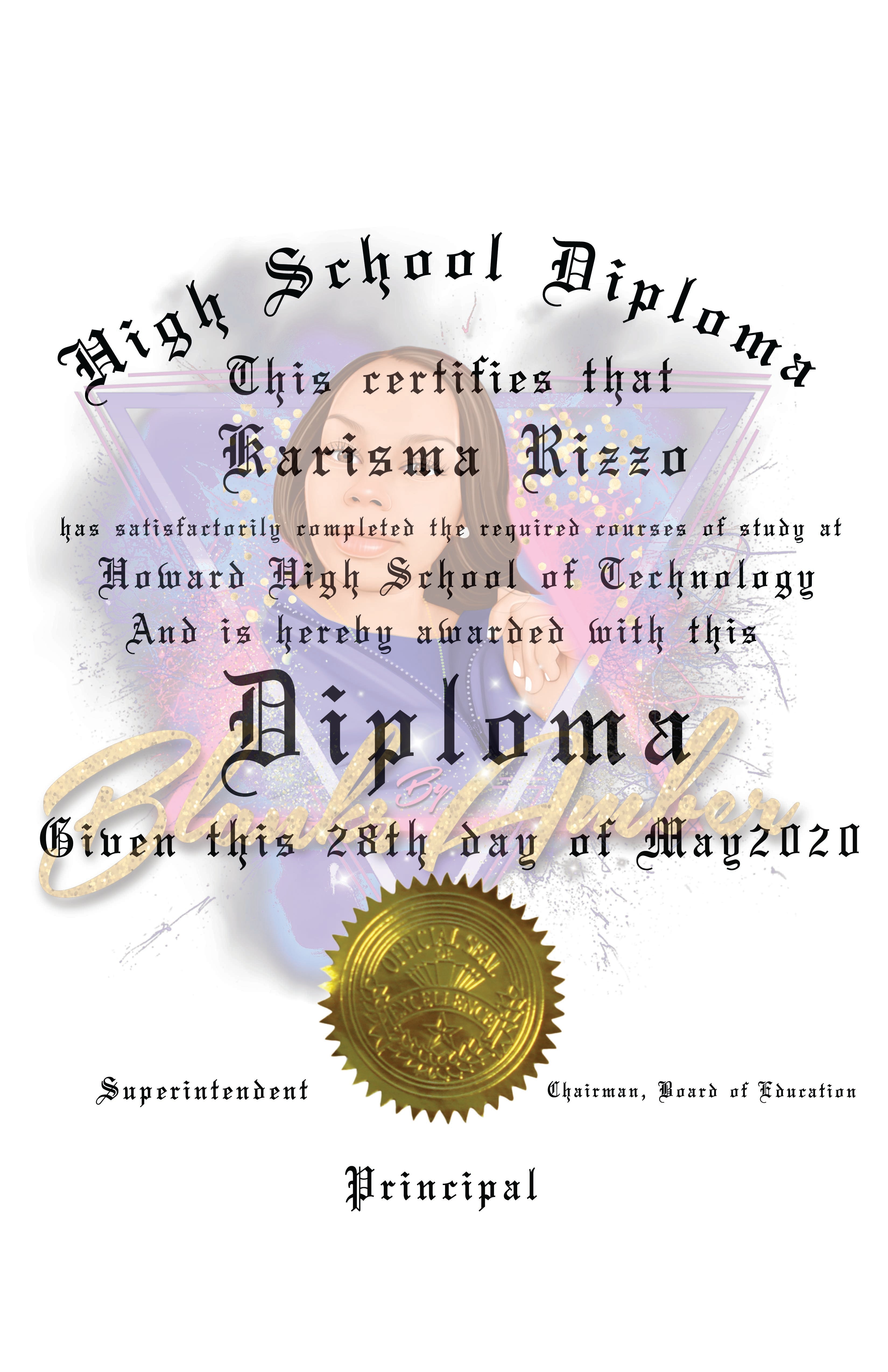 Graduation Diploma Template