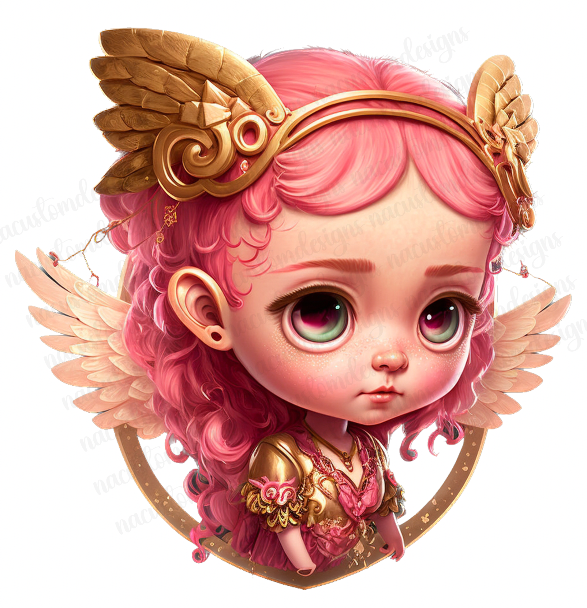 Cupid Goddess (PNG) Includes 11 Different Files